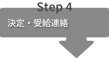 決定・受給連絡