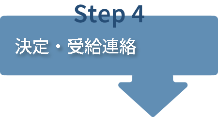 決定・受給連絡